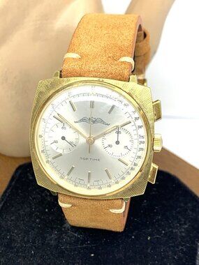 Breitling Top Time AOPA Logo Ref. 2009 Men's Watch 1967 Swiss Chronograph 37mm